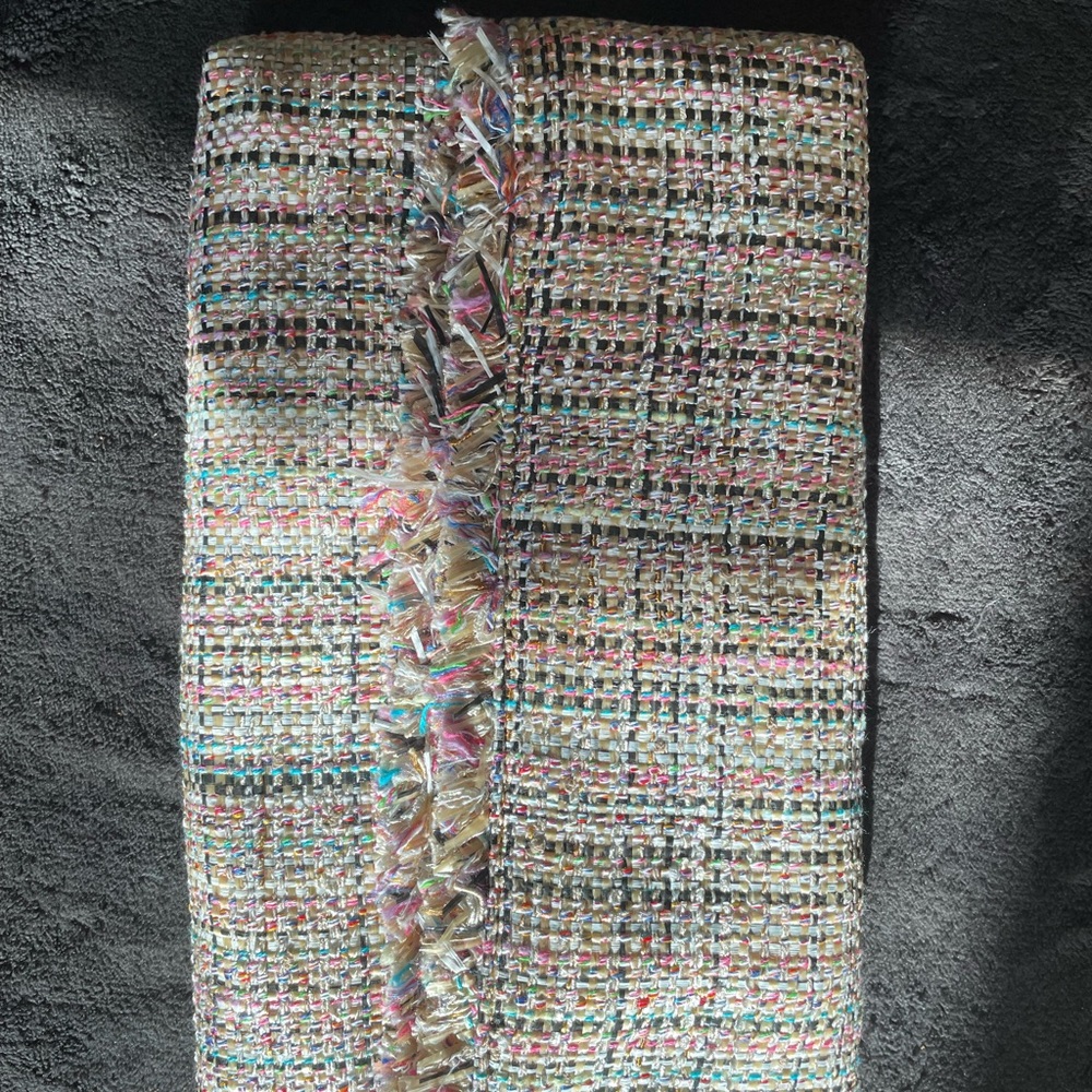Banana Republic Multicolor Tweed Clutch